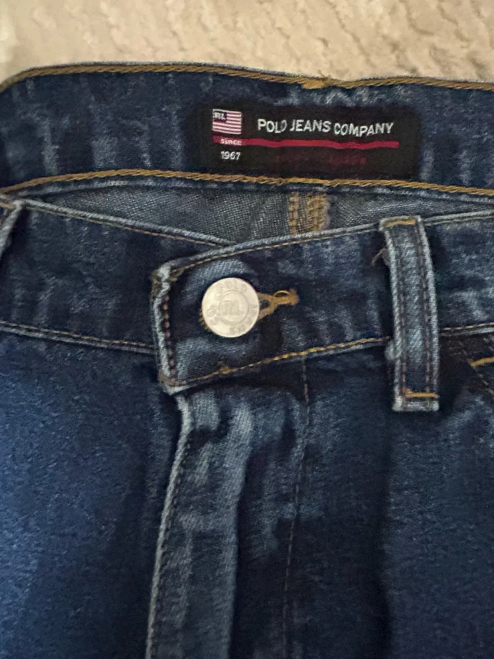 VTG Y2K Polo Ralph Lauren Bungee Cell Phone Cargo Jeans Gorpcore Cyber Utility